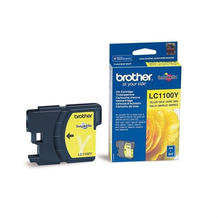 Brother lc1100y cartouche d'encre jaune