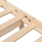vidaXL Cadre de lit sans matelas bois massif 90x200 cm