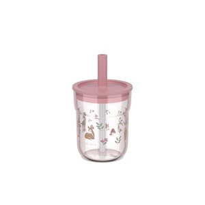Mepal 108023065406 - Verre enfant Mio 250 ml avec paille - Fairy Garden