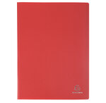 Protège-documents En Polypropylène Souple Opak 100 Vues - A4 - Rouge - X 12 - Exacompta