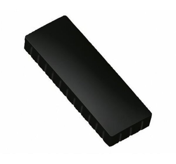 Boite de 10 Aimants MAULsolid 54x19 mm Puiss. 1 kg Noir MAUL