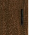 vidaXL Armoires murales 2 Pièces chêne marron bois d'ingénierie