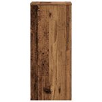 vidaXL Supports pour plantes 2 Pièces vieux bois bois d'ingénierie