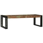 vidaXL Ensemble de 2 Tables Basses en Bois Massif Récupéré