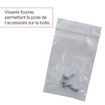 Console murale à visser Soléa Noir Sablé RAL 2100 MS