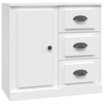 vidaXL Buffet blanc 70x35 5x67 5 cm bois d'ingénierie