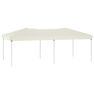vidaXL Tente de réception pliable Crème 3x6 m