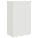 vidaXL Buffet blanc 67x39x107 cm acier