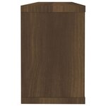 vidaXL Étagères murales cube 6 Pièces Chêne marron Bois d’ingénierie