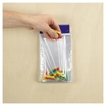 Sachet plastique liassé transparent raja 28 microns 55x100 cm (lot de 500)