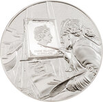 Pièce de monnaie en Argent 10 Dollars g 62.2 (2 oz) Millésime 2022 Masters of Art CIT VINCENT VAN GOGH
