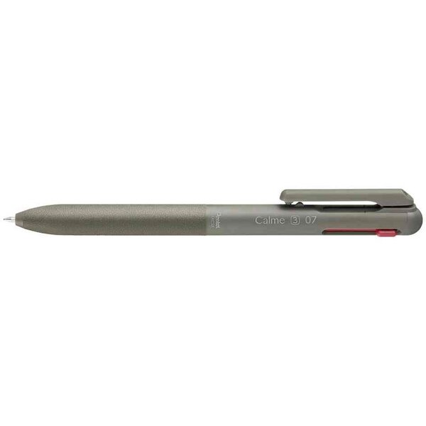 Stylo à bille rétractable multicolore Calme-3  kaki PENTEL
