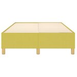 vidaXL Sommier à ressorts de lit Vert 120x200 cm Tissu