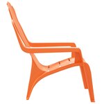 vidaXL Chaises de jardin pour enfants lot de 2 orange 37x34x44 cm PP