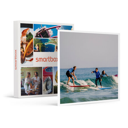 SMARTBOX - Coffret Cadeau Cours privé de perfectionnement en surf d'1h pour 2 à Seignosse -  Sport & Aventure