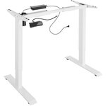 Bureau assis debout meuble acier (piètement) 3 fonctions 1 moteur blanc 08_0000388