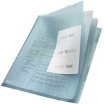 Sachet de 3 Chemises à onglets A4 Bleu Transparent grainé LEITZ
