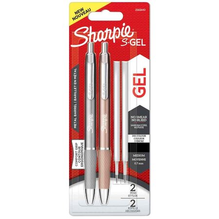 Stylo encre gel s-gel metal  0 7 mm  assorti sharpie