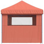 vidaXL Tente de réception pliable escamotable avec 4 parois latérales