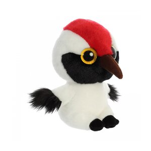 Alvin la Grue Blanche - Peluche Écologique et Amusante de 20 3 cm