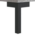 vidaXL Buffet haut Sonoma gris 69 5x34x180 cm Bois d'ingénierie