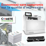 COMETE, Marque française - CLT-P404C - Lot de 4 Toners Compatibles avec Samsung P404C CLT-404S CLT404S 404S 404C - pour Toner Samsung C480w Xpress C480fw C430w C480 (Pack de 4)