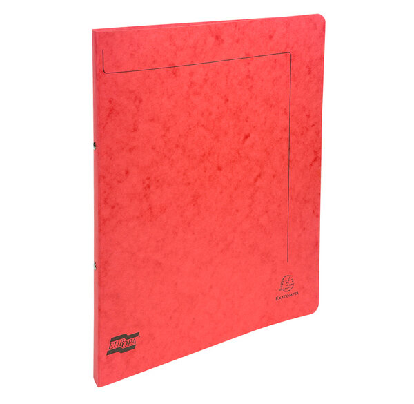 Classeur carte lustrée Nature Future® 2 anneaux 15mm A4 Rouge EXACOMPTA