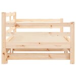 vidaXL Lit de jour avec lit gigogne 90x200 cm bois de pin massif