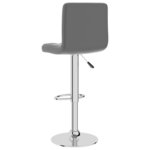 vidaXL Tabouret de bar Gris Similicuir