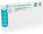 Prêt-à-Poster - Lettre Services Plus - S - Pochette cartonnée 33 x 25 cm – épaisseur 3 cm - Lot de 100