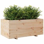vidaXL Jardinière 110x60x49 5 cm bois de pin massif