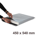 Lot de 1000 Enveloppes plastiques blanches opaques FB07 - 450x550 mm