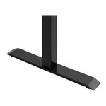 Bureau d'angle assis-debout (piètement) - hauteur : 58 - 123 cm - largeur : 90 - 150 cm (gauche) / 110 - 190 cm (droite) - angle : 90° - 150 kg 14_0005936