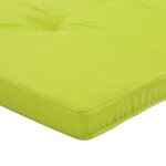 vidaXL Coussins de chaise verts lumineux Vert lumineux Polyester Moyen