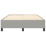 vidaXL Cadre de lit Gris clair 140x200 cm Tissu