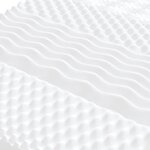 vidaXL Lit de jour avec gigogne et matelas gris foncé 80x200 cm tissu