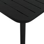 vidaXL Table de jardin anthracite 80x80x71 cm acier