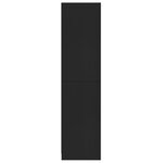 vidaXL Garde-robe Noir 100 x 50 x 200 cm Bois d'ingénierie