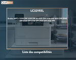 Qualitoner - 1 cartouche compatible pour brother lc3219xl lc 3219 xl noir (livres)
