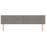 Headboard LED vidaXL Capitonné Taupe 100 cm Tissu