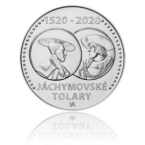 Pièce de monnaie 200 Korun République Tchèque Première frappe du Thaler à Jáchymov 2020 – Argent