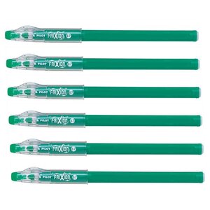 Stylo Roller FRIXION ball Sticks Pointe Moyenne 07 Vert x 6 PILOT