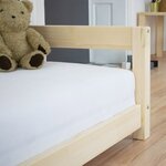 Lit enfant KIDDY 90 x 160 blanc et naturel