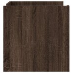 vidaXL Table basse chêne marron 80x50x50 cm Bois d'ingénierie