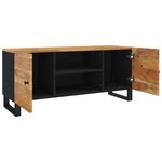 vidaXL Meuble TV 105x33x46 cm Bois d'acacia massif