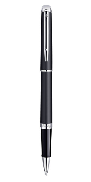 Waterman hemisphere stylo roller  noir mat  recharge noire pointe fine  coffret cadeau