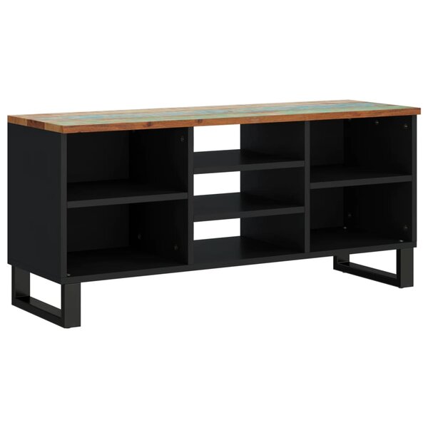 vidaXL Meuble TV 100x33x46 cm bois de récupération et d'ingénierie
