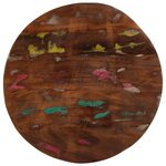 vidaXL Dessus de table Ø 40x1 5 cm rond bois massif de récupération