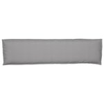 vidaXL Coussins de palette pour banc 2 pièces Gris 150x40x8 cm Tissu Oxford