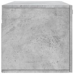 vidaXL Armoire murale gris béton 100x36 5x35 cm bois d'ingénierie